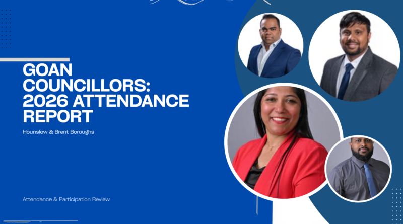 Goan councillors Hounslow attendance summary graphic 2026